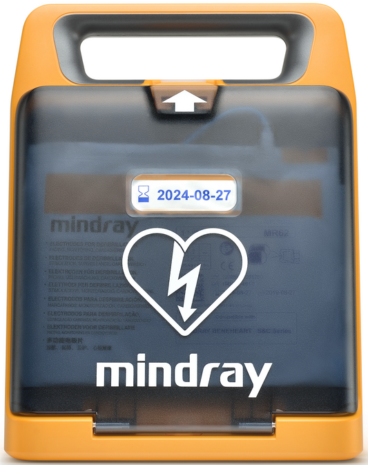 MINDRAY C2 FULLY AUTOMATIC AED : Comprising: C2 AED with Graphical Display - Fully-auto with language switch, AED disposable pads II (Adult/Child with auto-identification)
NO BATTERY
PN 0654B-PA00108